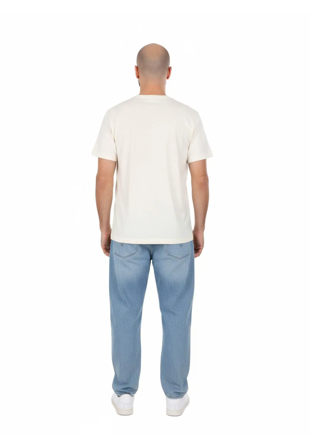Pepe Jeans PM5010179 t-shirt uomo jersey avorio