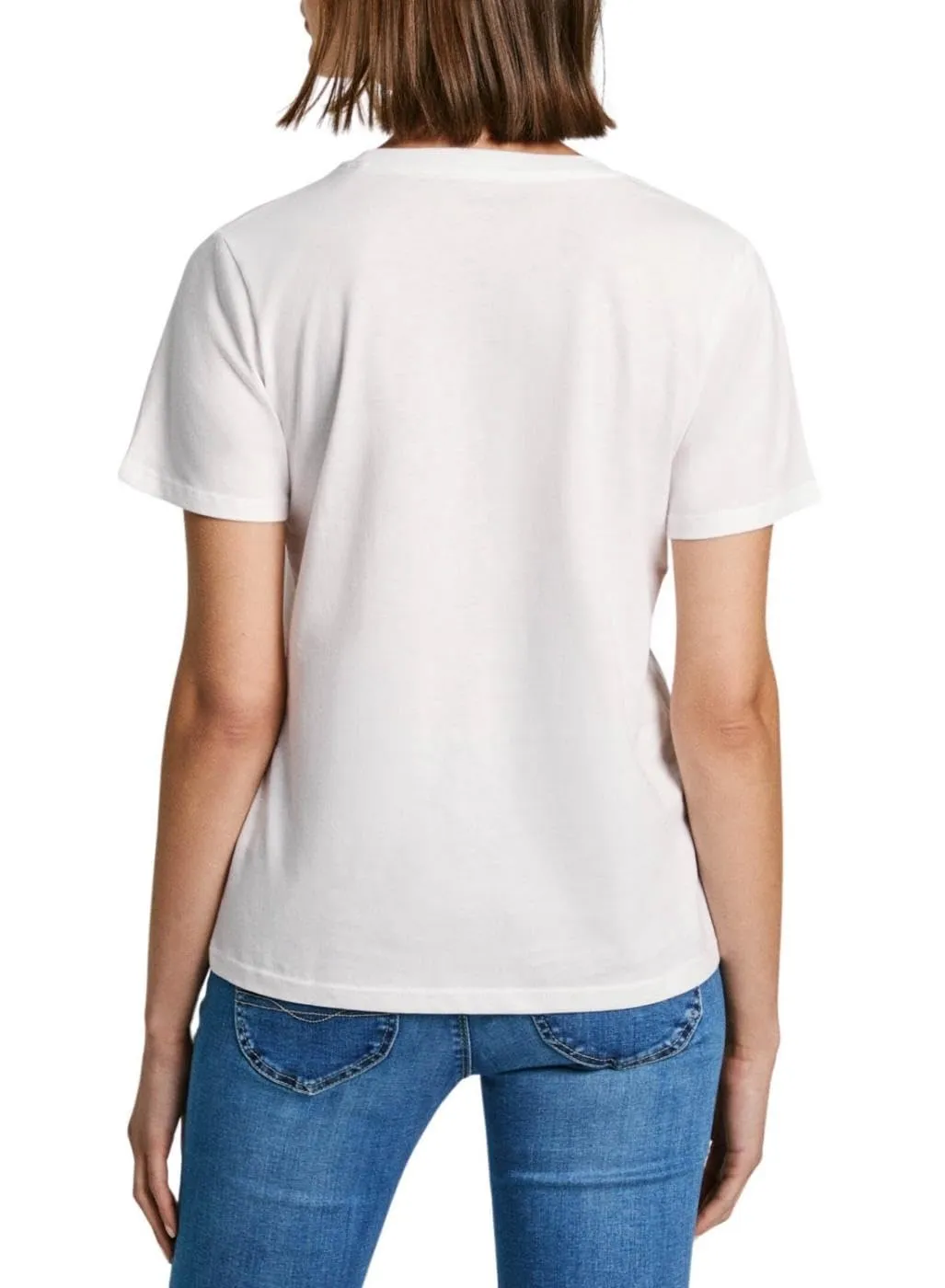 Pepe Jeans Emily t-shirt donna XL bianca slim