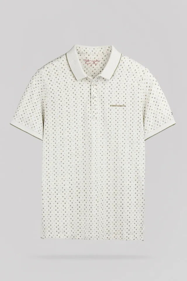 Teddy Smith Pasy 2 Polo Uomo Bianco Ivoire Cotone