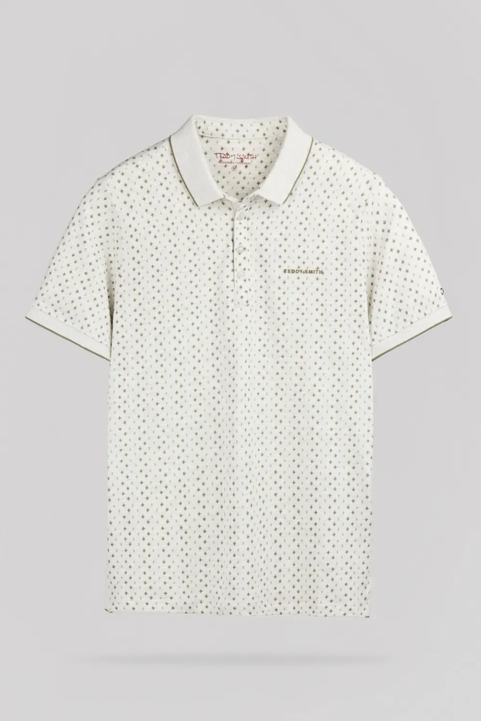 Teddy Smith Pasy 2 Polo Uomo Bianco Ivoire Cotone