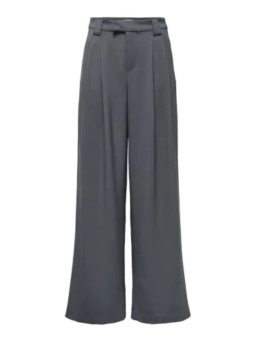 ONLY Onlsvea MW Pantalone Largo Grigio XXL 32L