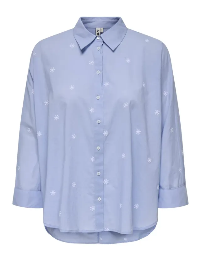 ONLY Onlnew Shirt camicia Brunnera Blue fantasia floreale