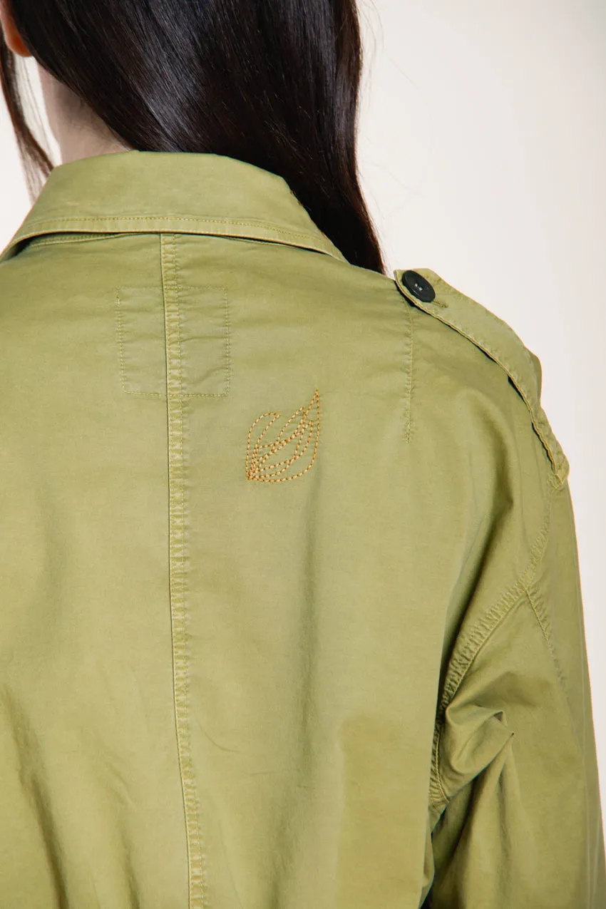 Mason's Florence New giubbotto donna twill verde acido fiori