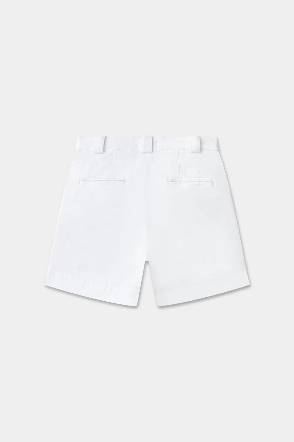 Acquaverde Vermont short bianco gamba ampia