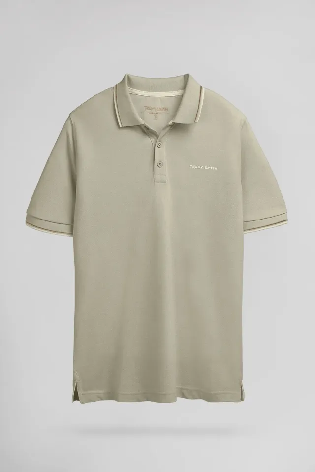 Teddy Smith Pasian 2 MC polo bleach kaki