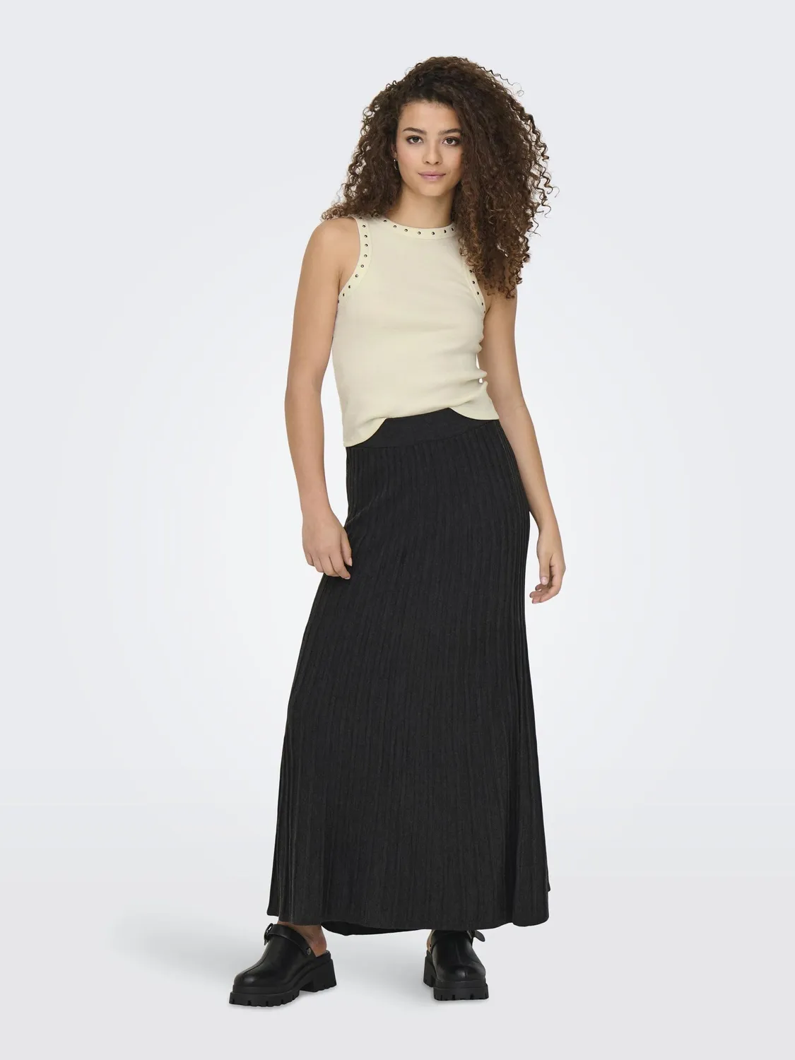 ONLY Onltess gonna lunga maglia taglia M elasticizzata