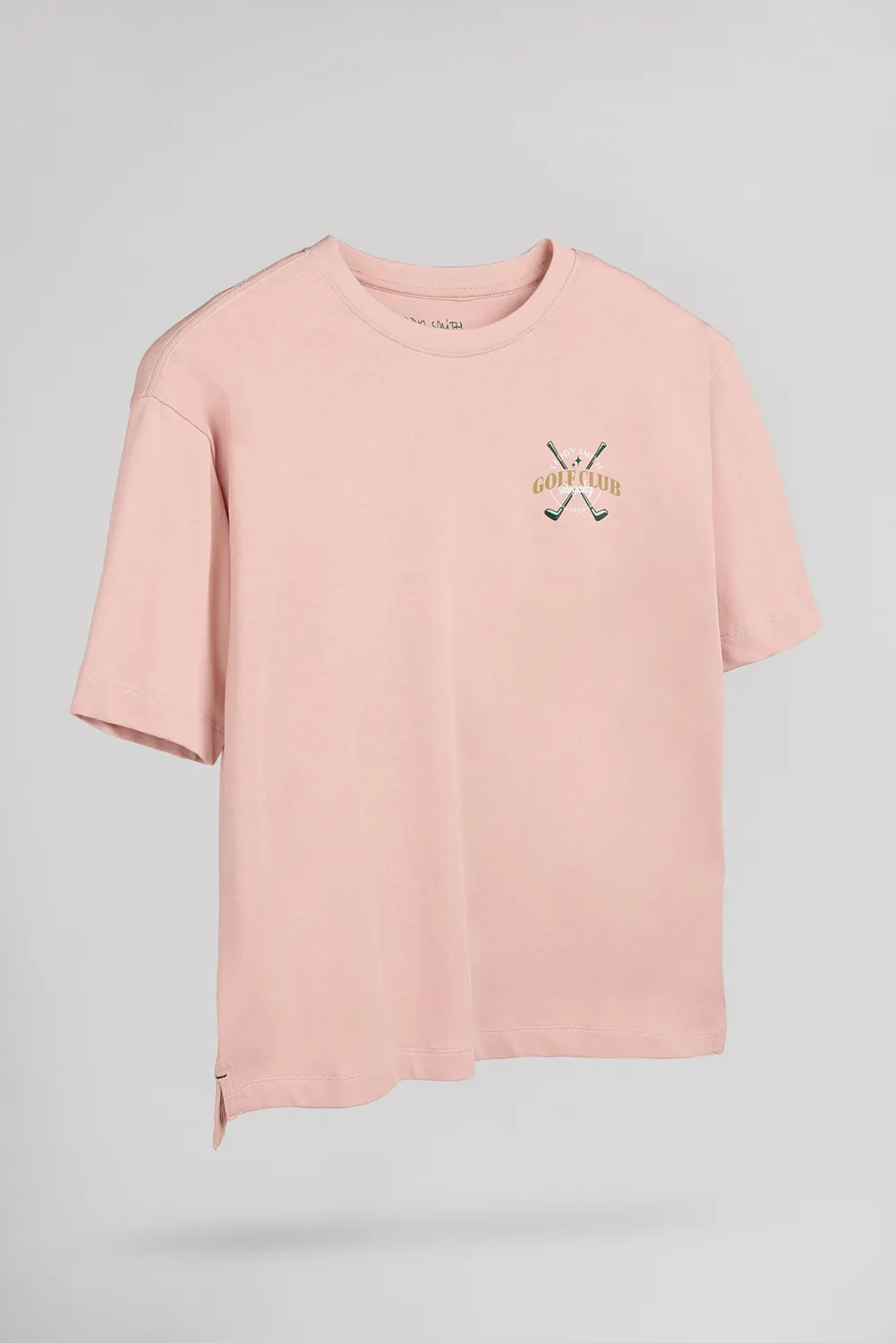 Teddy Smith T-Damien MC JR t-shirt rosa bambino cotone