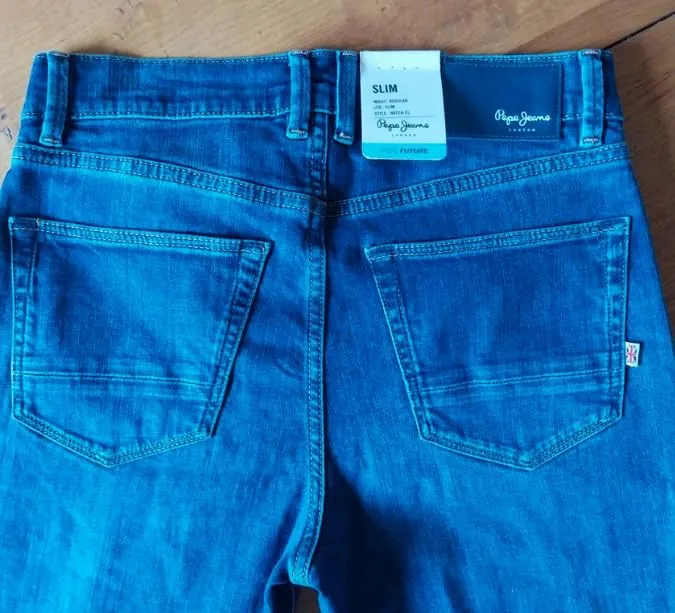 Pepe Jeans Hatch FS Jeans Uomo 28W/30L Slim Blu Scuro