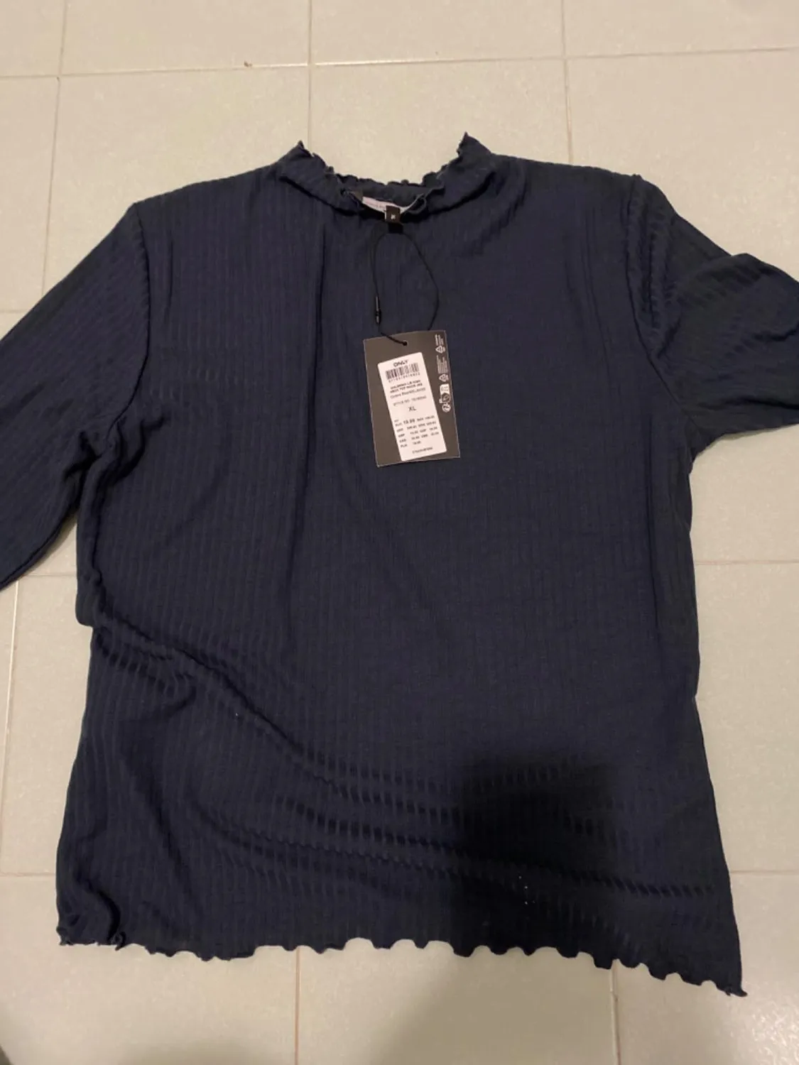 ONLY Onlemma top donna maniche lunghe scollo alto