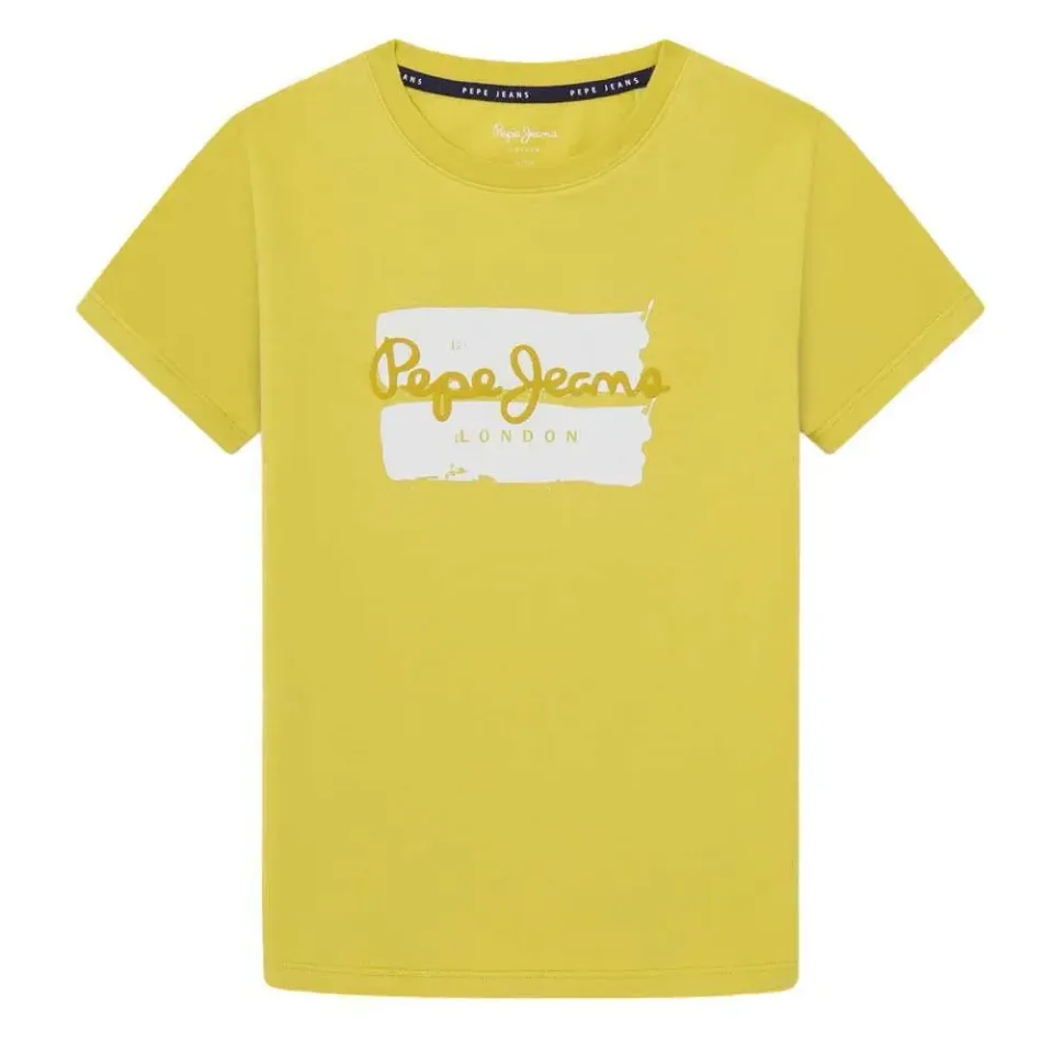 Pepe Jeans Bairon t-shirt gialla 10 anni
