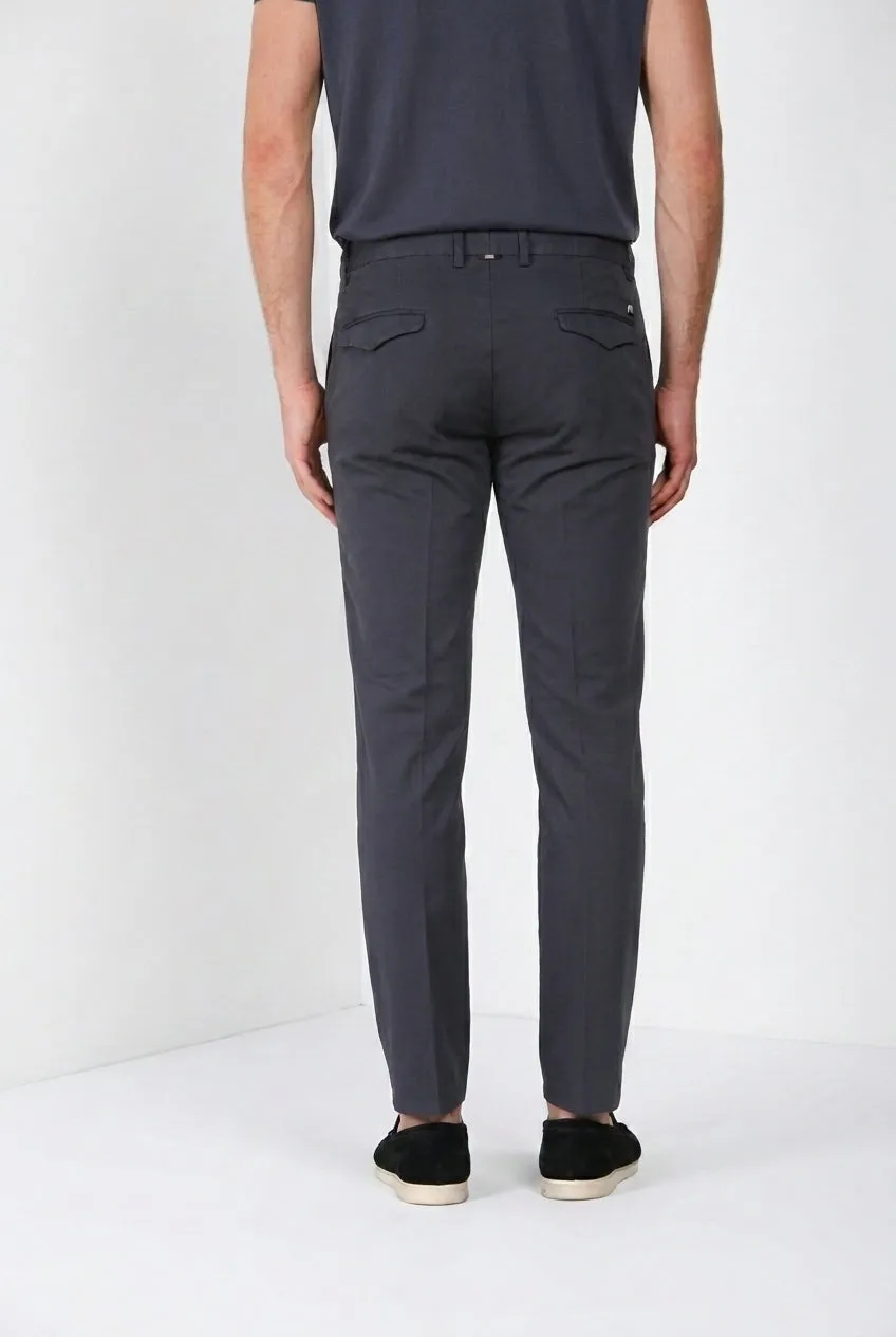 Mason's Torino City Icon Flex Chino Uomo Slim Carta da Zucchero