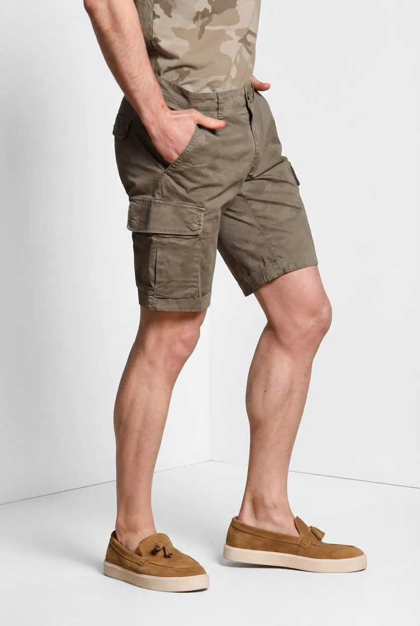 Mason's Chile bermuda cargo camou slim fit