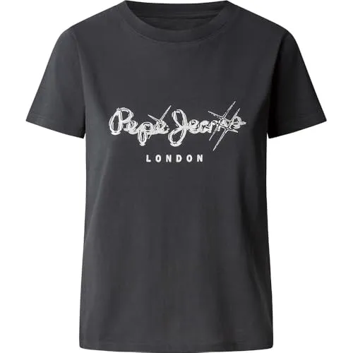Pepe Jeans Leticia T-Shirt Donna Bianca L Strass