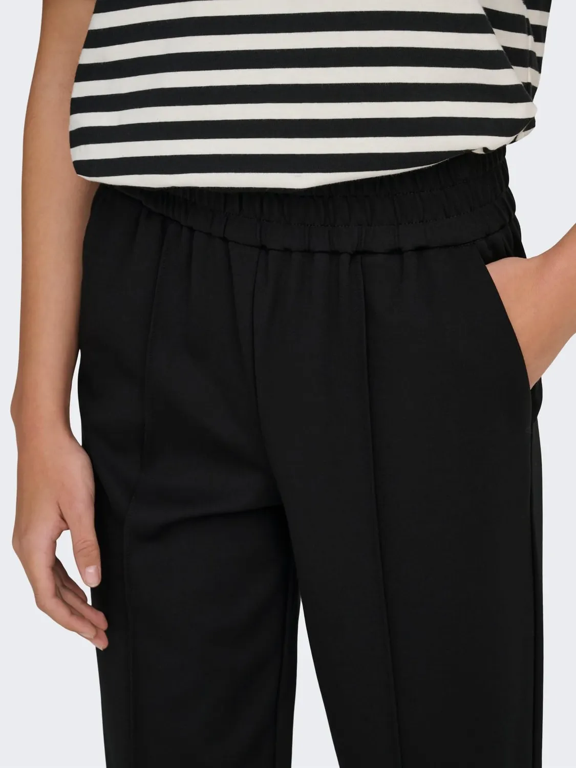Only OnlPoptrash Suki Life pantaloni donna nero S/32L
