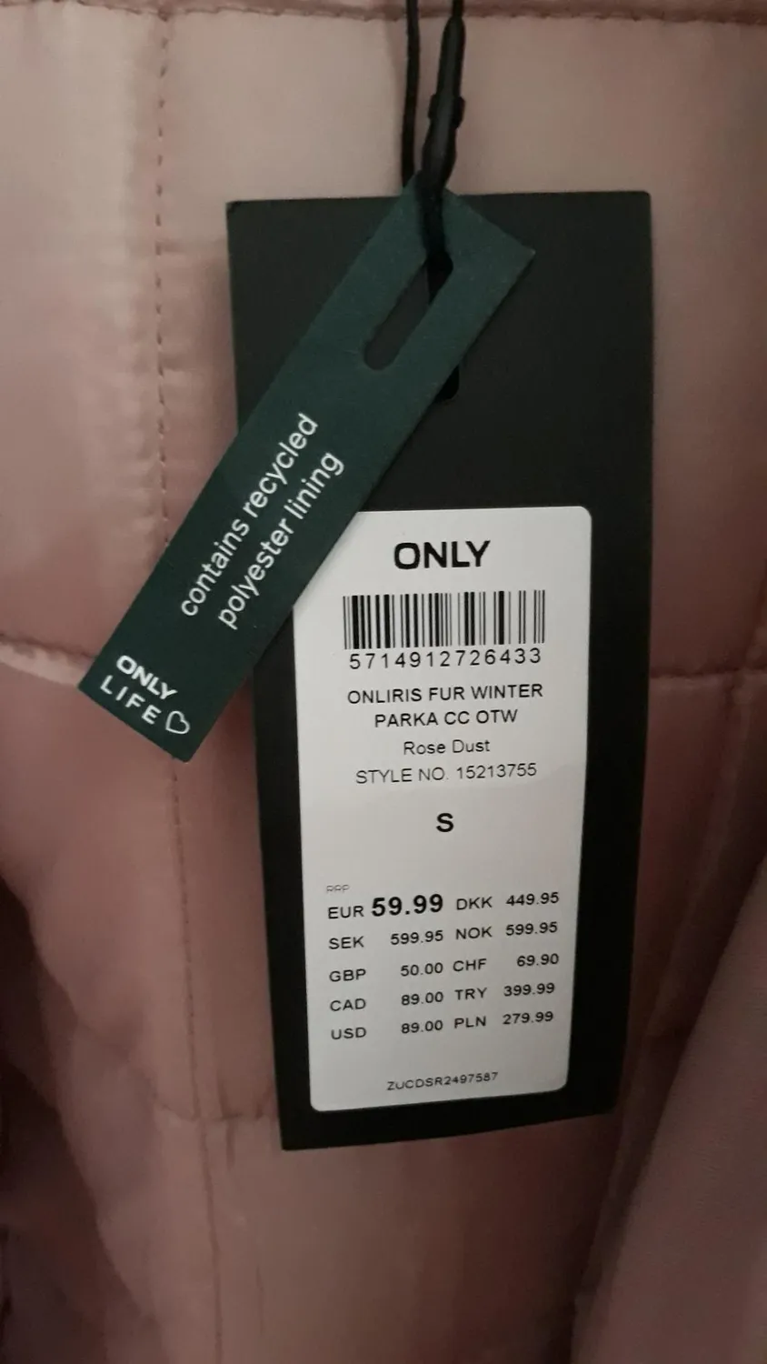 ONLY Onliris Parka giubbotto donna cappuccio pelliccia