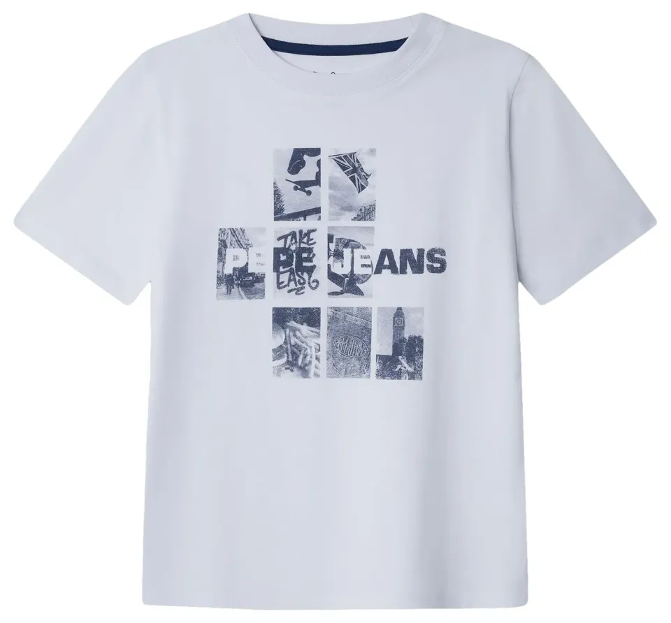 Pepe Jeans Legend T-Shirt Bambino 16 Anni Stampa Petto