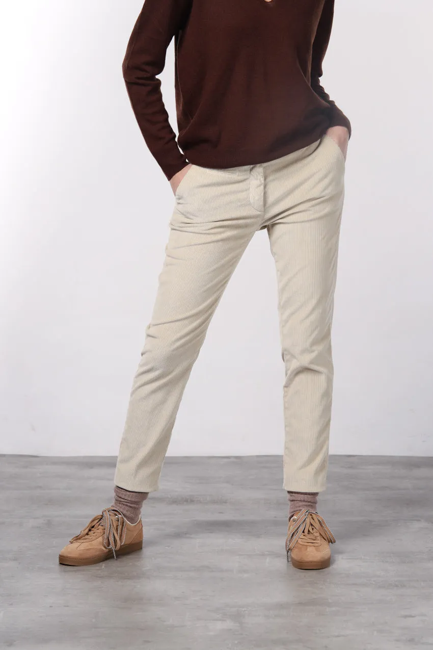 Mason's New York Slim chino crema velluto