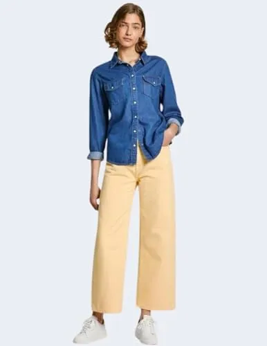 Pepe Jeans Regular Shirt Camicia Jeans Donna Taglia M