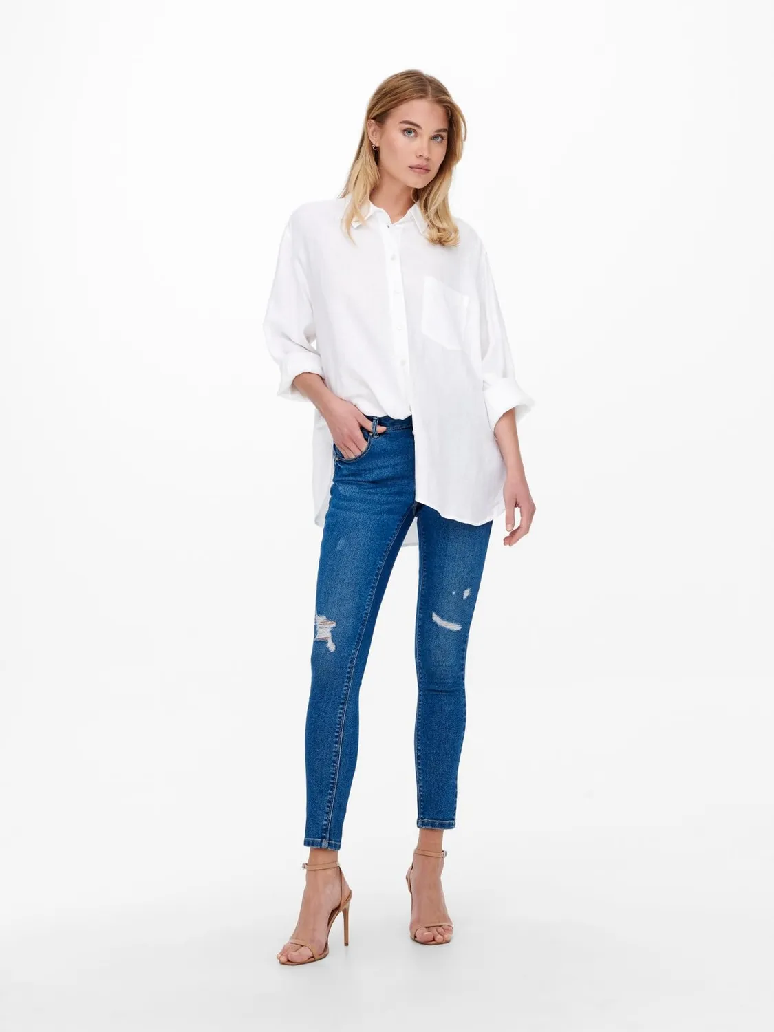 Only Onltokyo Shirt Camicia Donna Classica Manica Lunga
