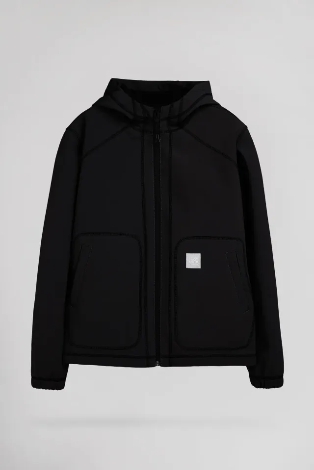 Teddy Smith Brandy giacca softshell bambino nera
