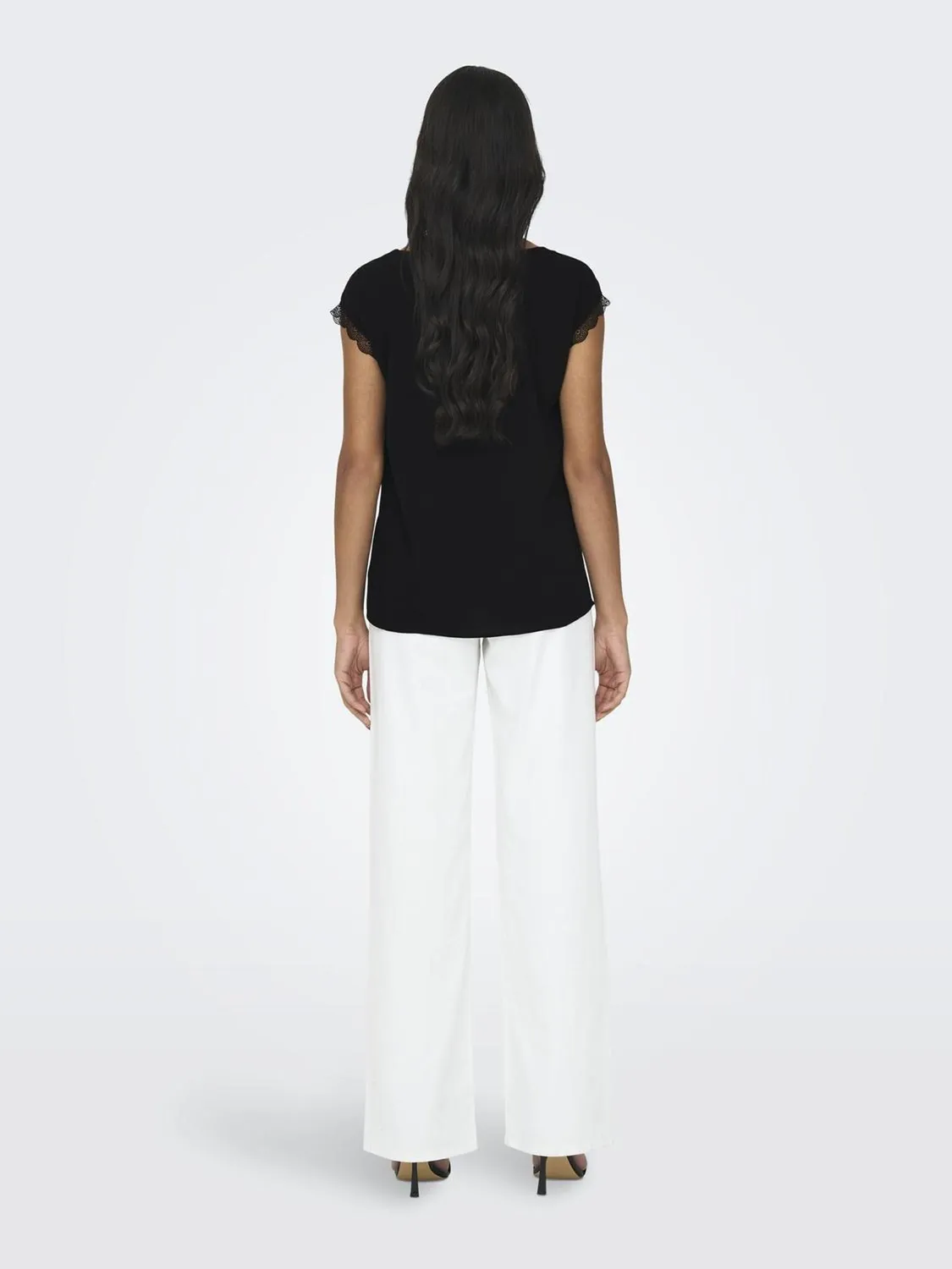 ONLY Onljasmina top donna nero basic