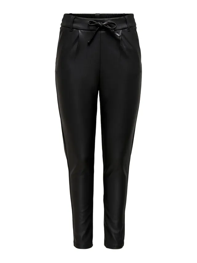 Only Onlpoptrash pantaloni donna coated nero M