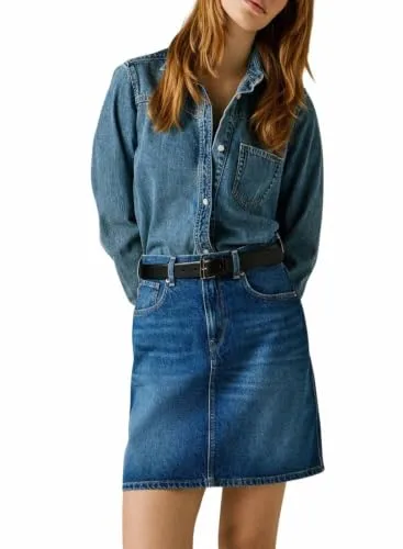 Pepe Jeans Lilly Minigonna Denim M Vita Alta