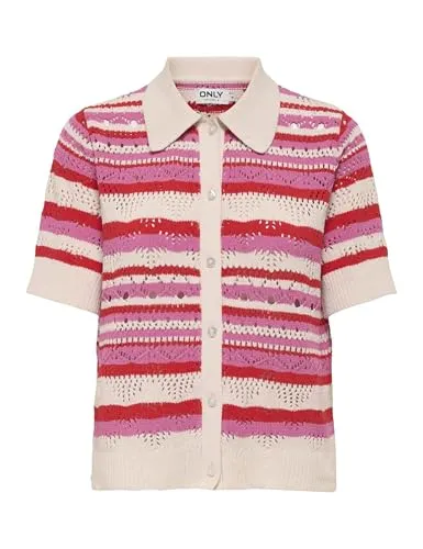 ONLY ONLLula polo in maglia taglia M rossa