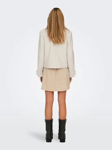 ONLY Onlvaleria Giacca Teddy Donna L Pumice Stone