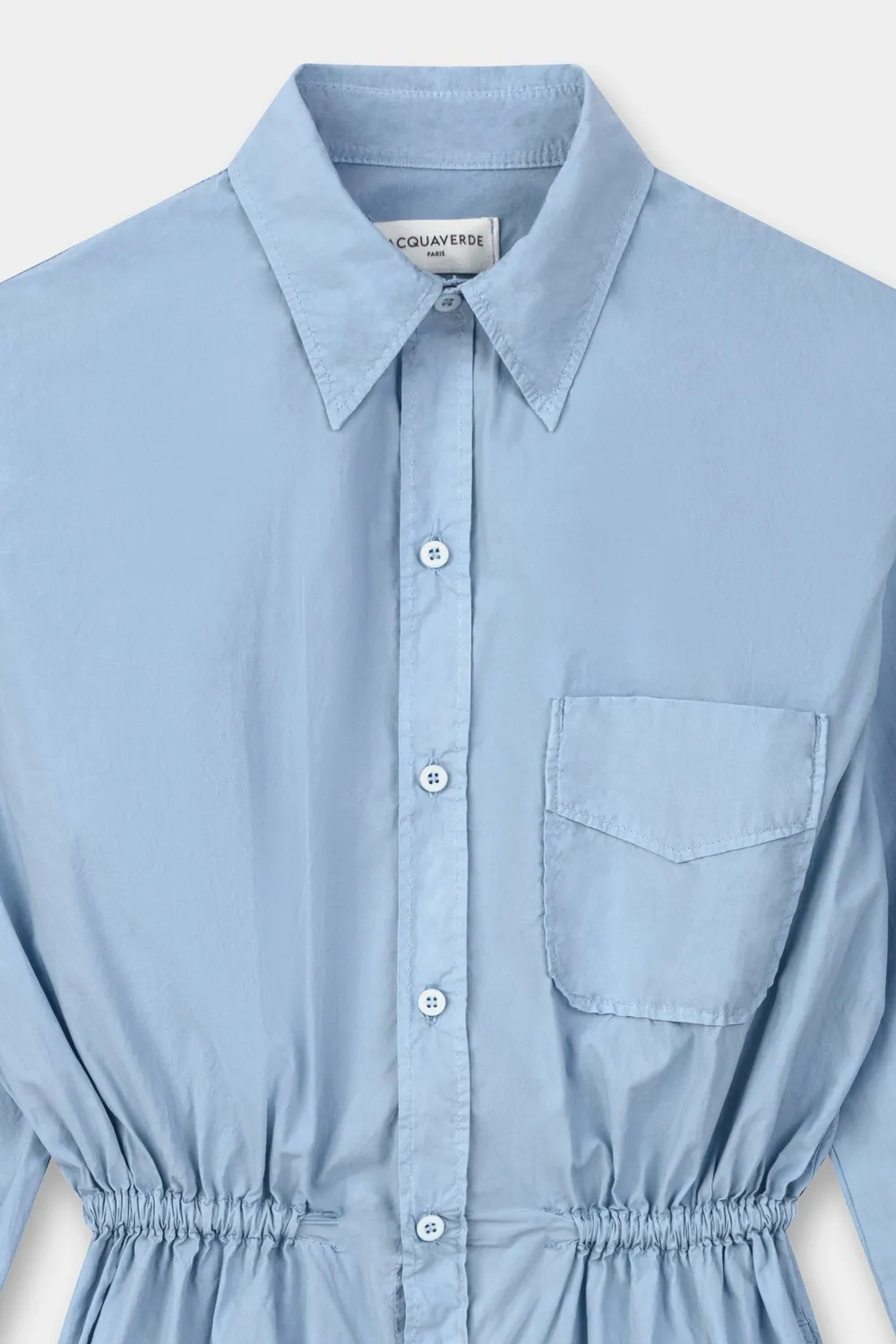 Acquaverde Bella Faded Blue abito gabardine