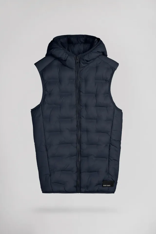 Teddy Smith B-Toran Hood JR gilet navy bambino