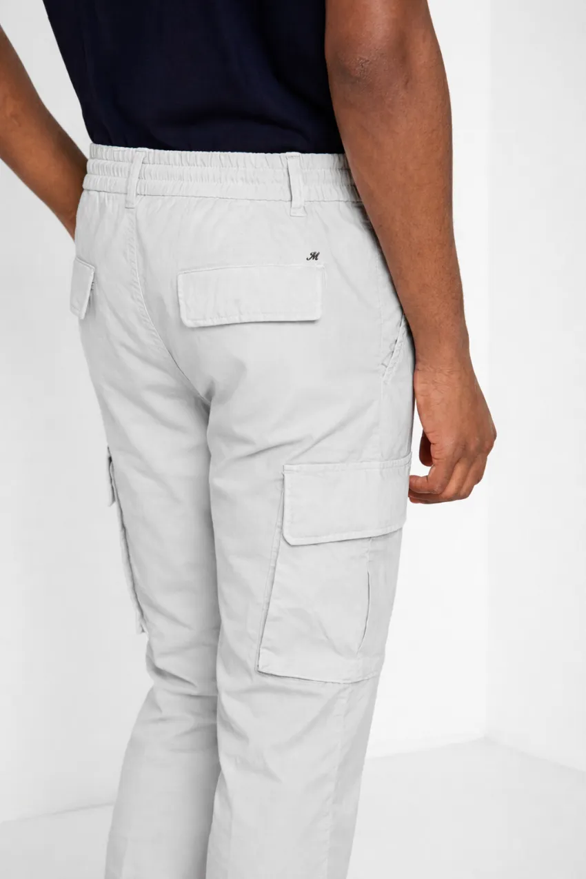 Mason's Chile Jogger pantalone cargo uomo grigio extra slim
