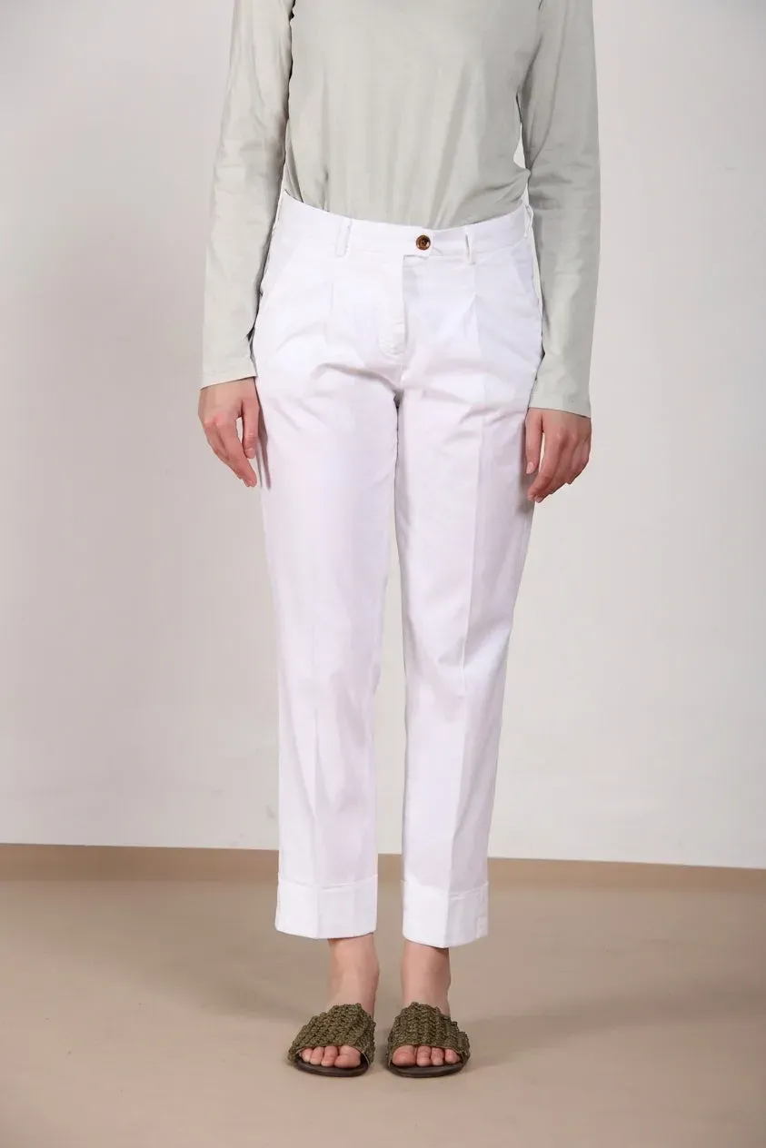 Mason’s New York Carrot pantalone chino donna bianco carrot