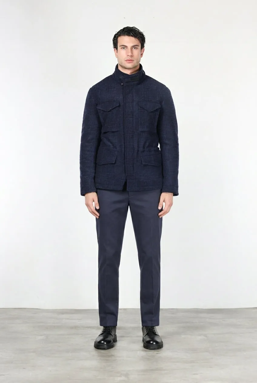 Mason's Field M74 giubbotto uomo blu scuro galles
