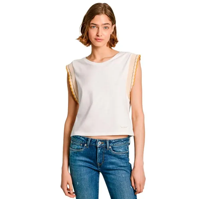 Pepe Jeans Edma T-Shirt Donna XS con Lurex