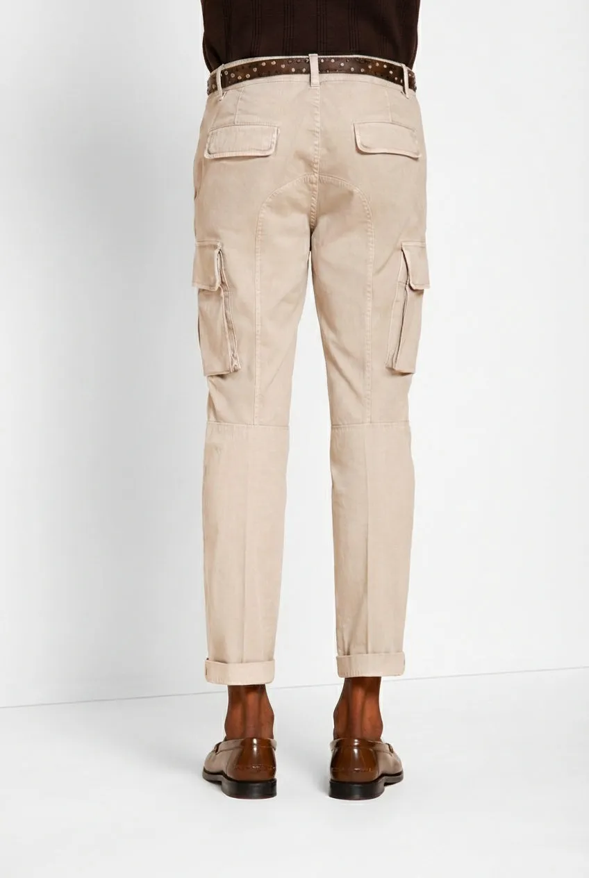 Mason's Chile Cargo Uomo Beige Chiaro Extra Slim Fit