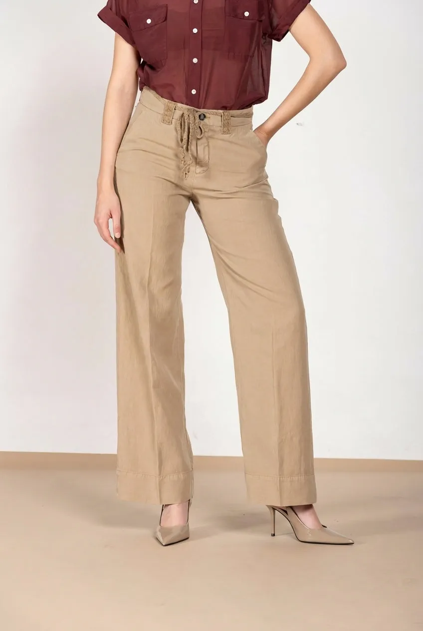 Mason's New York Studio chino donna lino beige straight