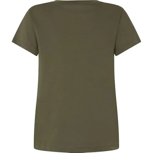 Pepe Jeans Galey T-Shirt Donna Bianca Loghi