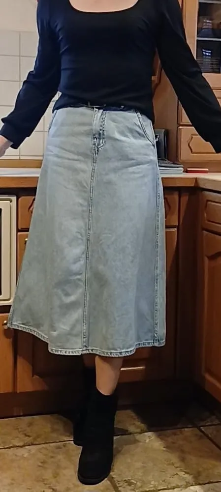 ONLY Onlmindy gonna jeans XL blu chiaro