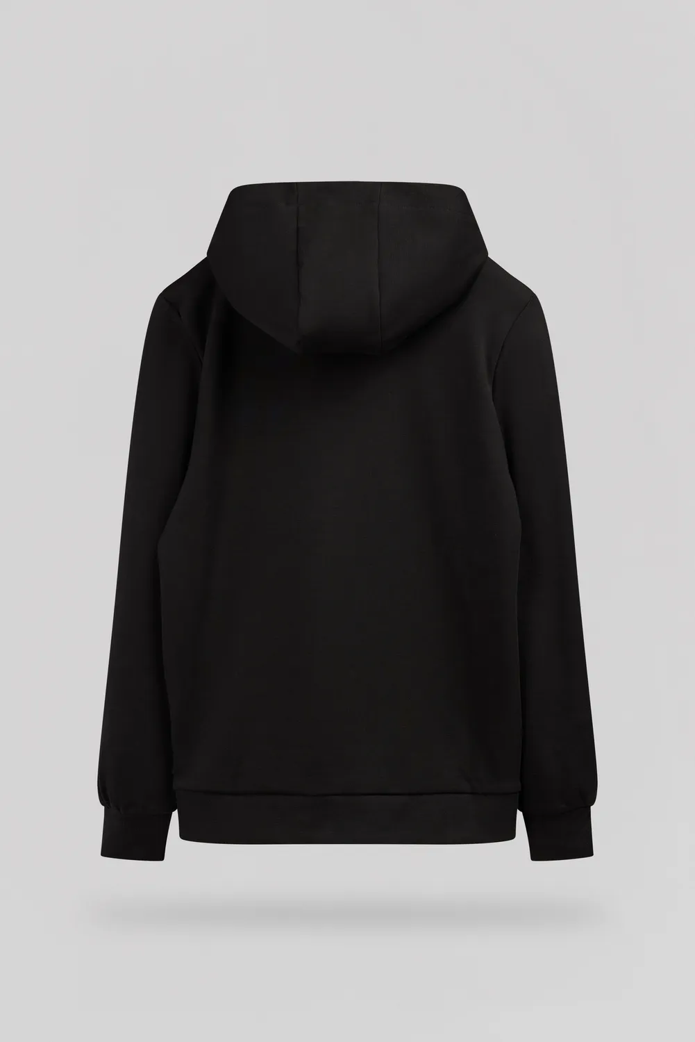 Teddy Smith S-Company Hoody JR felpa cappuccio nero interlock