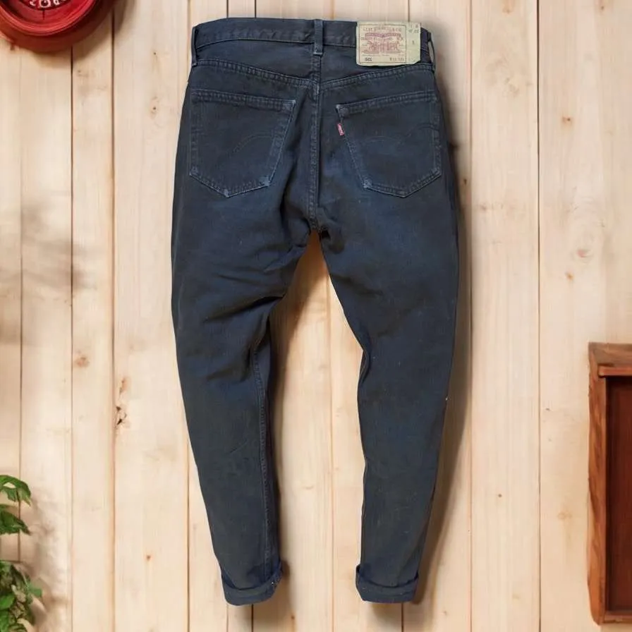 Levi's Vintage Black Basic jeans sartoriali neri