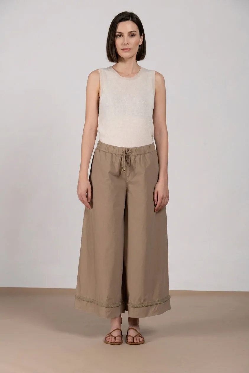 Mason's Portofino Cropped pantaloni donna beige scuro