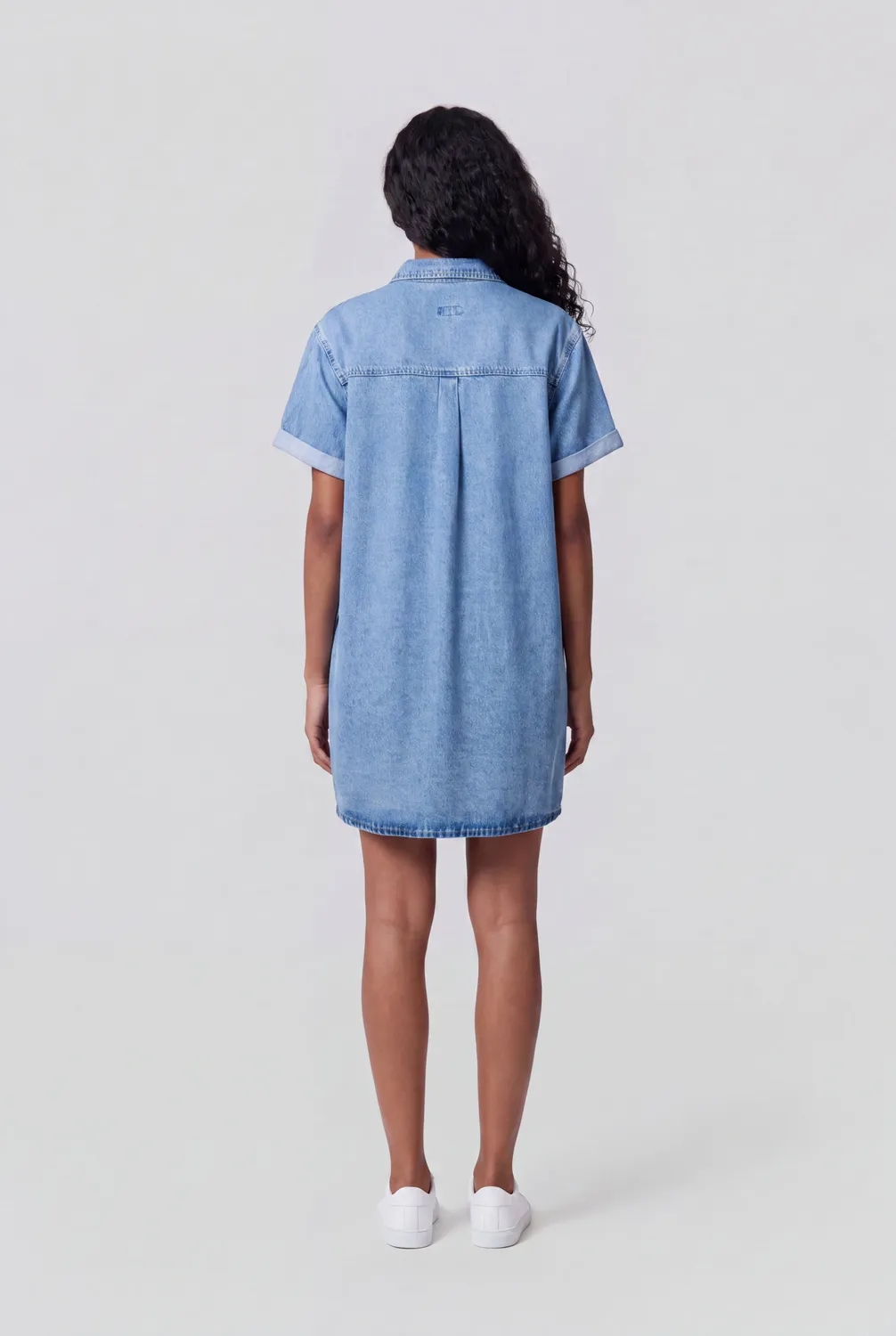 Teddy Smith R-Blossom Abito Donna Denim Indigo Chiaro