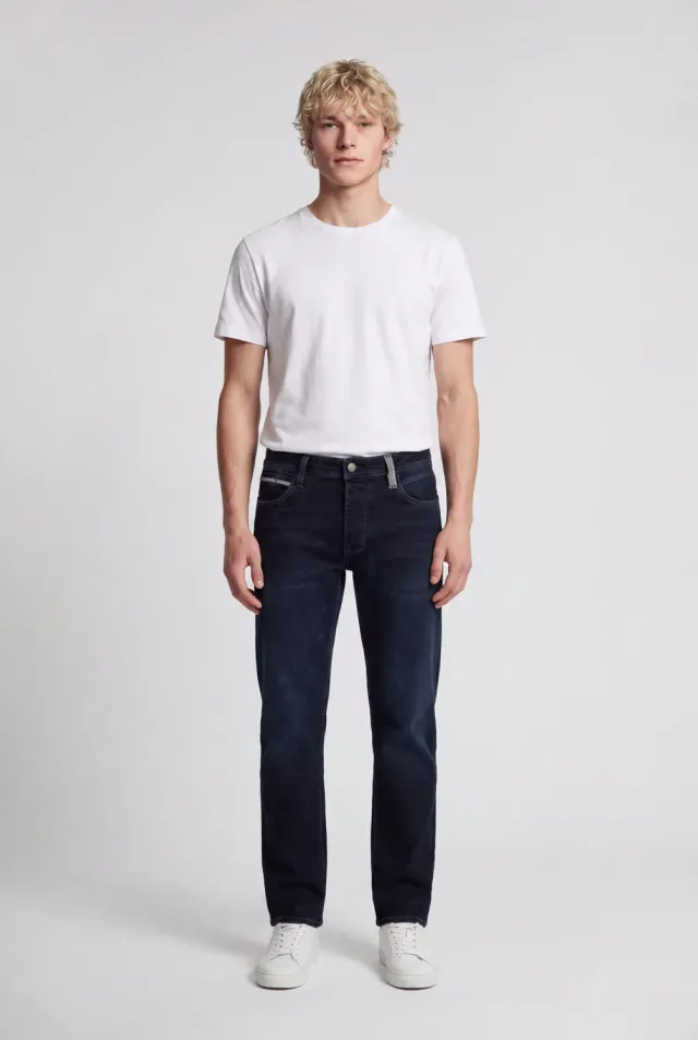 Teddy Smith Rope Reg L32 jeans dritto uomo blu encre