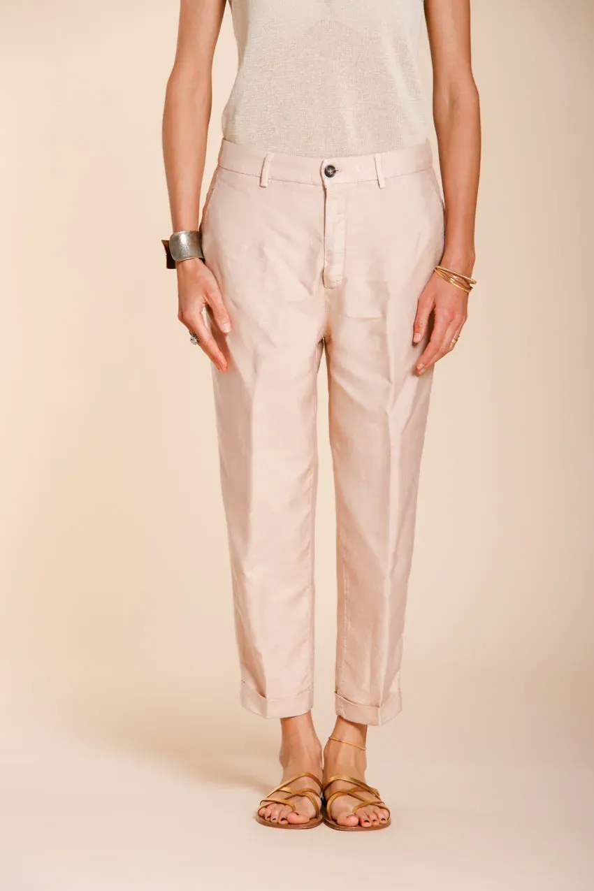 Mason's Linda Summer chino donna rosa relaxed lyocell