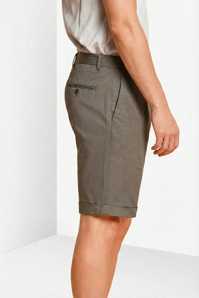 Mason's New York 2 Pinces bermuda uomo grigio scuro
