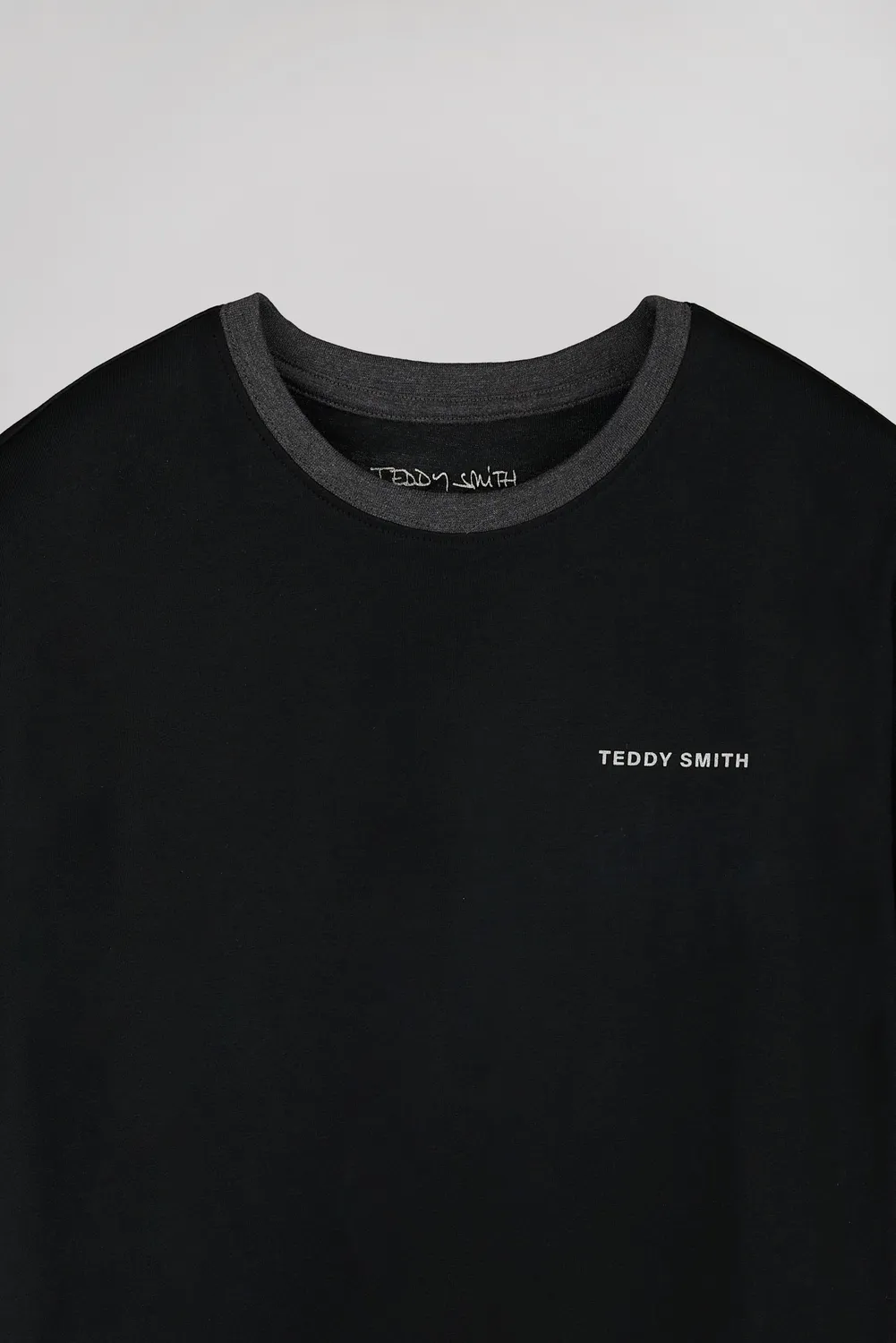 Teddy Smith The Tee 2 R t-shirt nero uomo cotone
