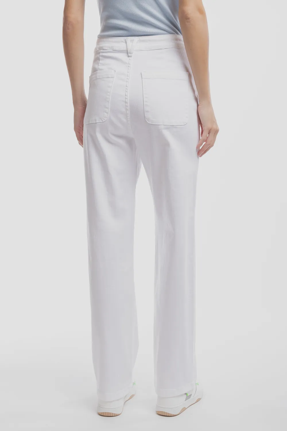 Teddy Smith P-Marina White jeans donna bianco vita alta