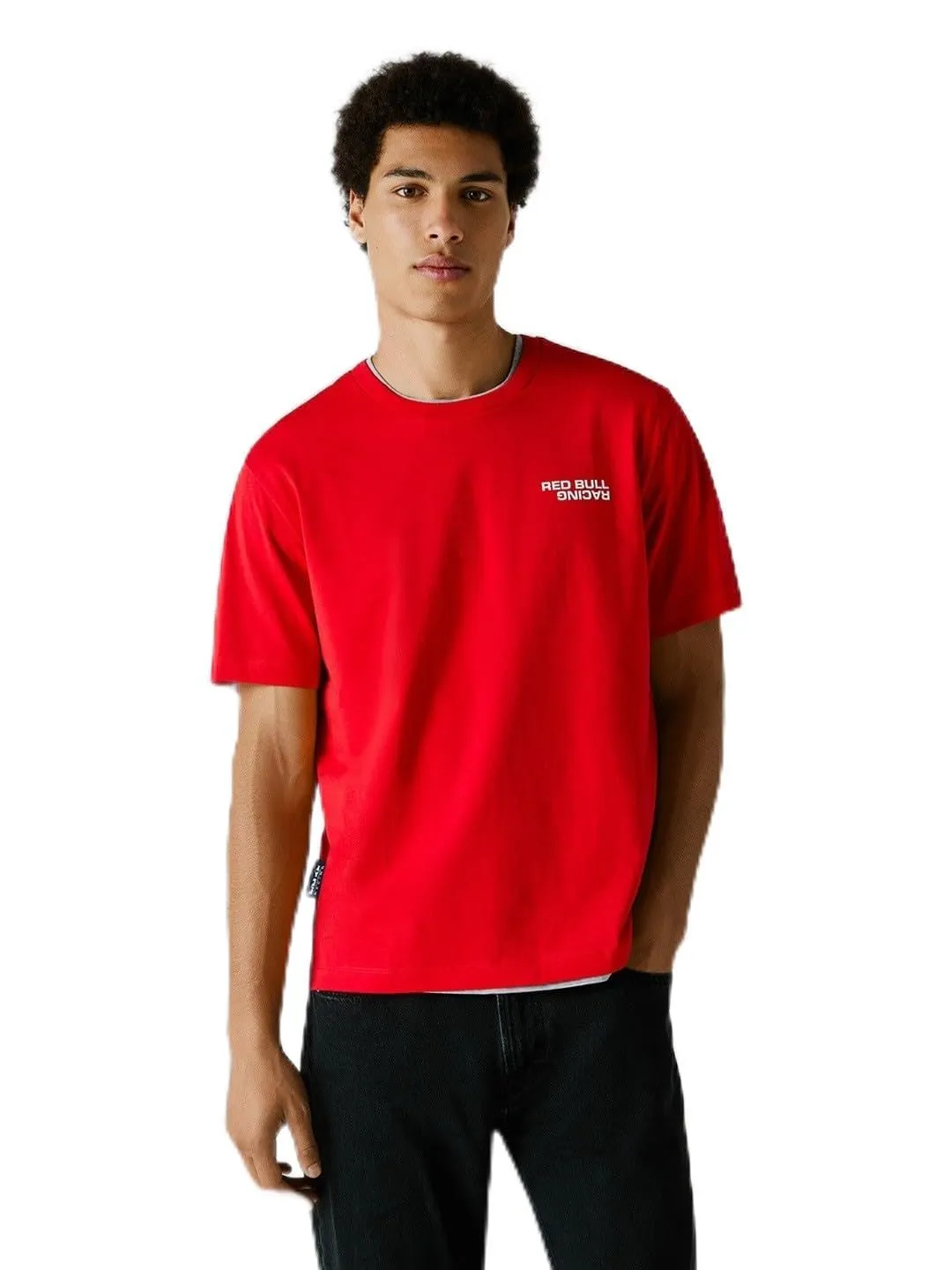 Pepe Jeans Reflect Logo Tee T-Shirt Uomo Jersey 190g