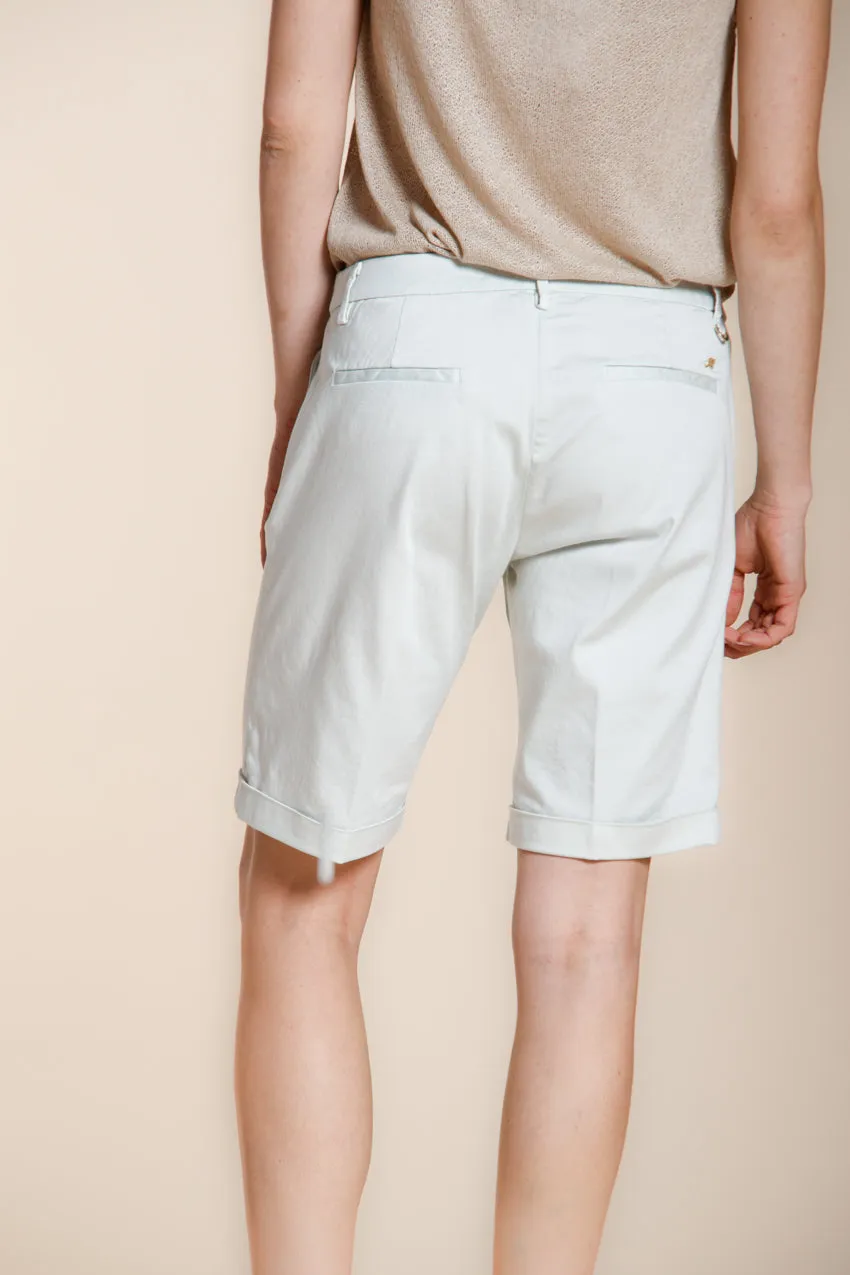 Mason's New York bermuda chino donna celeste slim